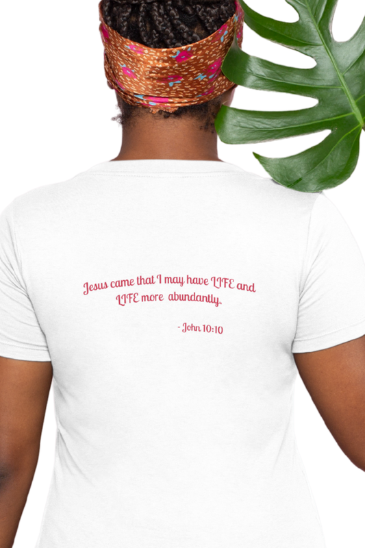 Jesus Heartbeat T-Shirt, John 10:10 Bible Verse, Christian Apparel